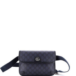 Gucci Flap Belt Bag Gg Coated Canvas #233075G92B